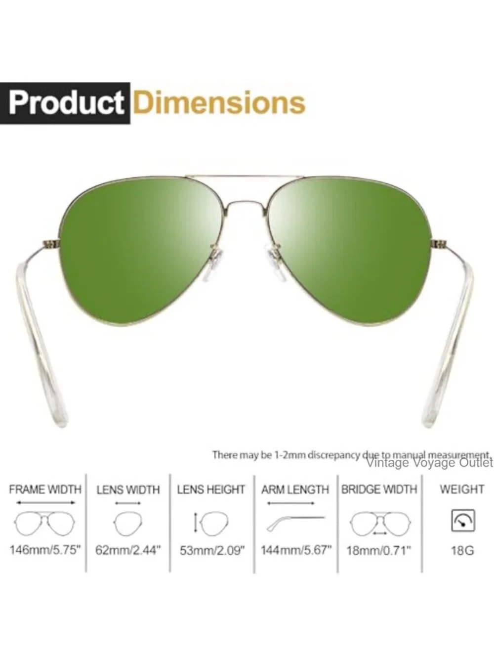 Retro Teardrop Sunglasses 3-Pack Polarized UV400 Metal Frame